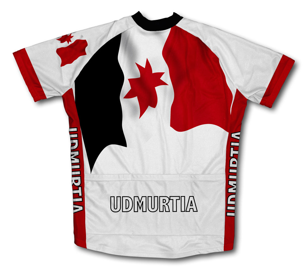 Udmurtia Flag Cycling Jersey for Men and Women