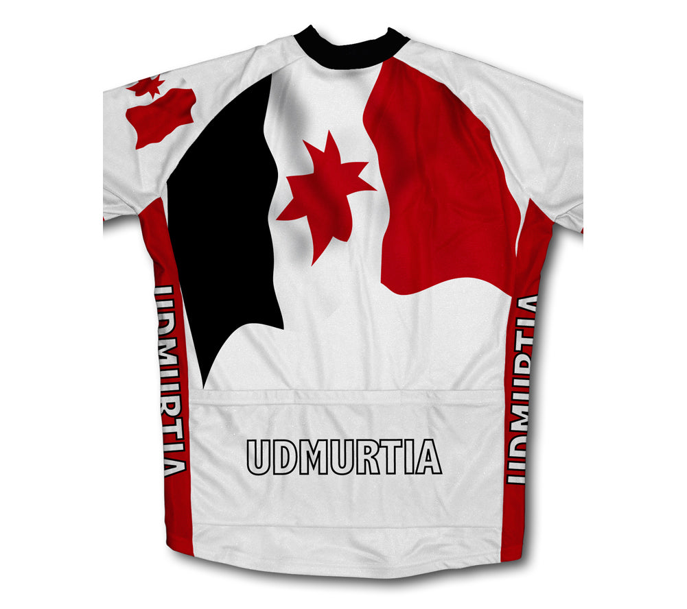 Udmurtia Flag Cycling Jersey for Men and Women
