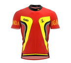 Uganda  Full Zipper Bike Short Sleeve Cycling Jersey