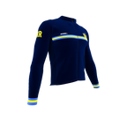 ScudoPro Pro Thermal Long Sleeve Cycling Jersey Country CODE Ukraine Blue | Men and Women