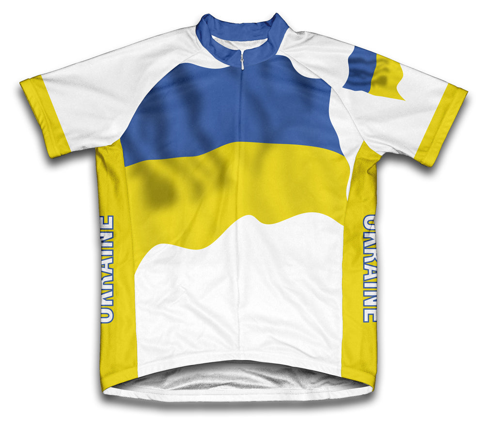 Ukraine Flag Cycling Jersey for Men and Women