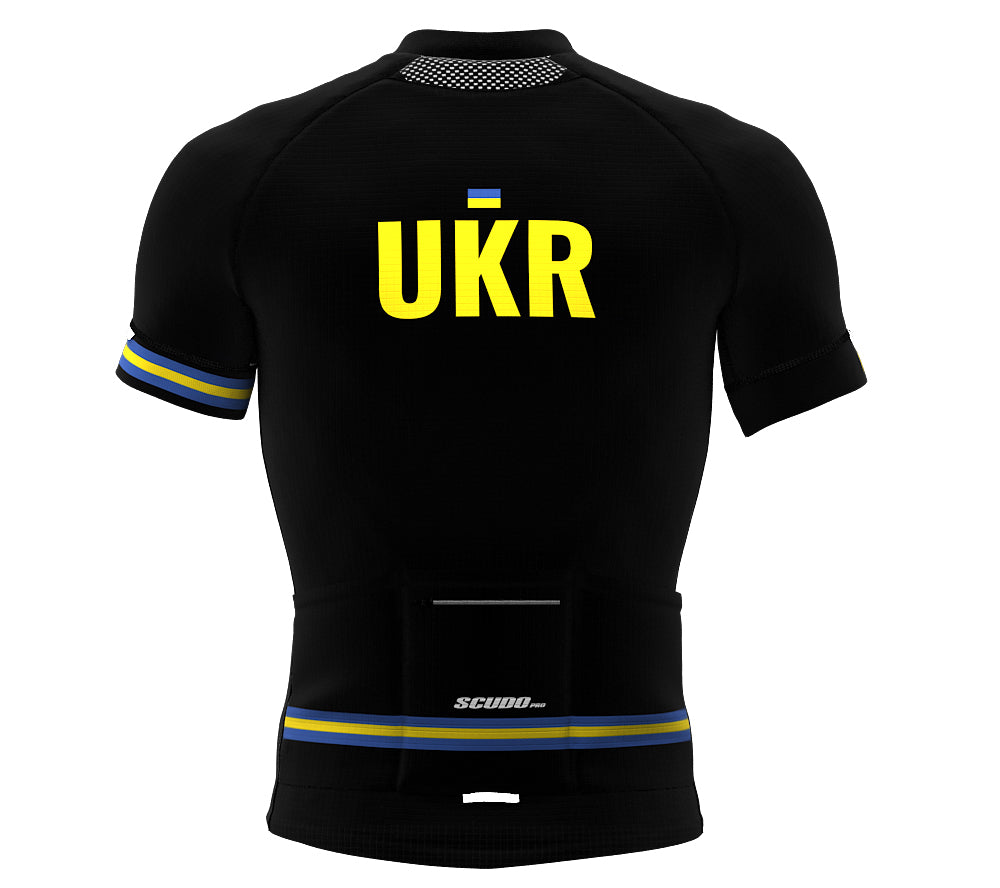 Ukraine Black CODE Short Sleeve Cycling PRO Jersey for Men and Women