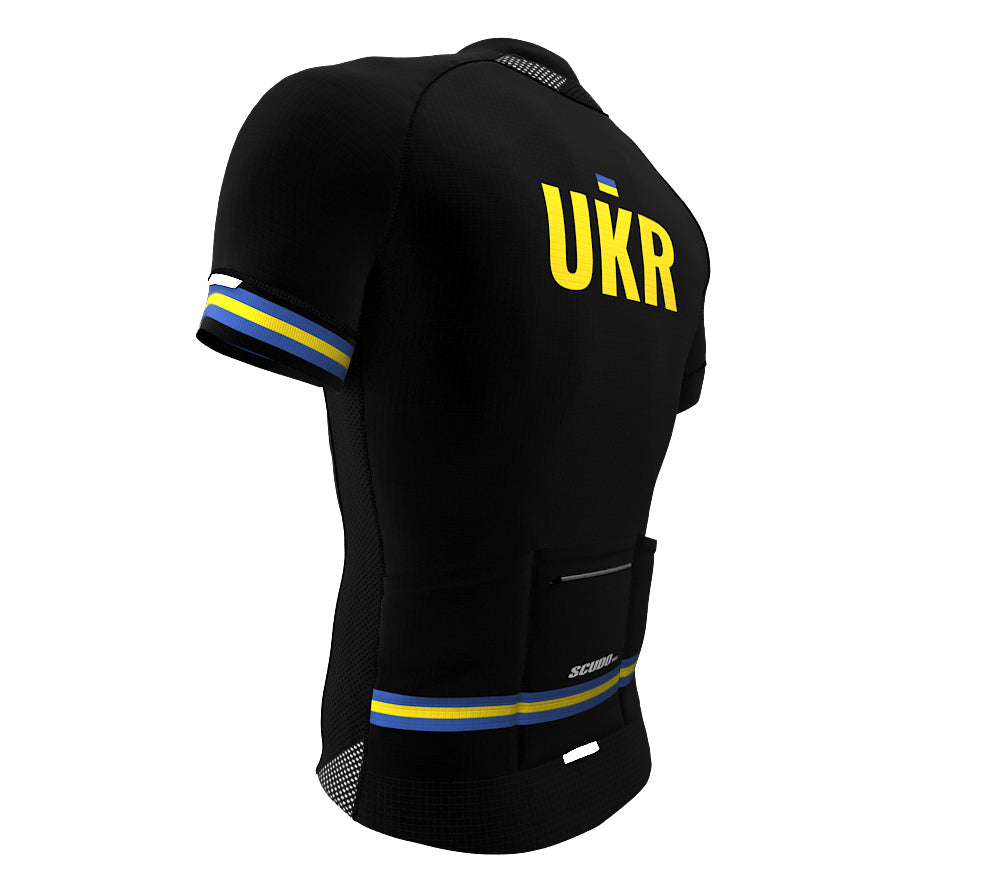 Ukraine Black CODE Short Sleeve Cycling PRO Jersey for Men and Women