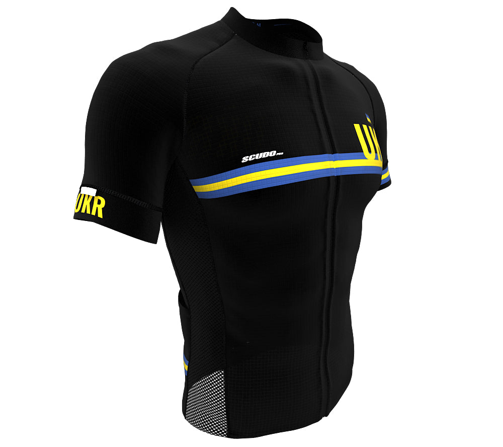 Ukraine Black CODE Short Sleeve Cycling PRO Jersey for Men and Women