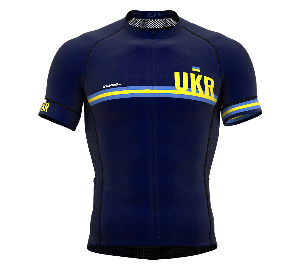 Ukraine Blue CODE Short Sleeve Cycling PRO Jersey for Men and WomenUkraine Blue CODE Short Sleeve Cycling PRO Jersey for Men and Women