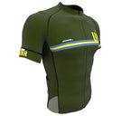 Ukraine Green CODE Short Sleeve Cycling PRO Jersey for Men and Women