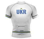 Ukraine White CODE Short Sleeve Cycling PRO Jersey for Men and Women