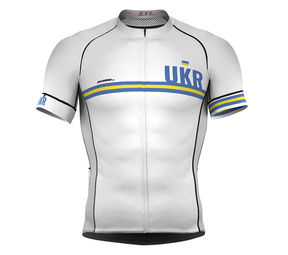 Ukraine White CODE Short Sleeve Cycling PRO Jersey for Men and WomenUkraine White CODE Short Sleeve Cycling PRO Jersey for Men and Women