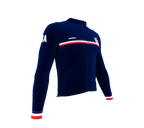 ScudoPro Pro Thermal Long Sleeve Cycling Jersey Country CODE United States Blue | Men and Women