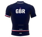 United Kingdom Blue CODE Short Sleeve Cycling PRO Jersey for Men and Women