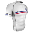 United Kingdom White CODE Short Sleeve Cycling PRO Jersey for Men and Women