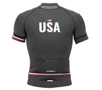 United States Gray CODE Short Sleeve Cycling PRO Jersey for Men and Women