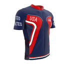 United States  Full Zipper Bike Short Sleeve Cycling Jersey