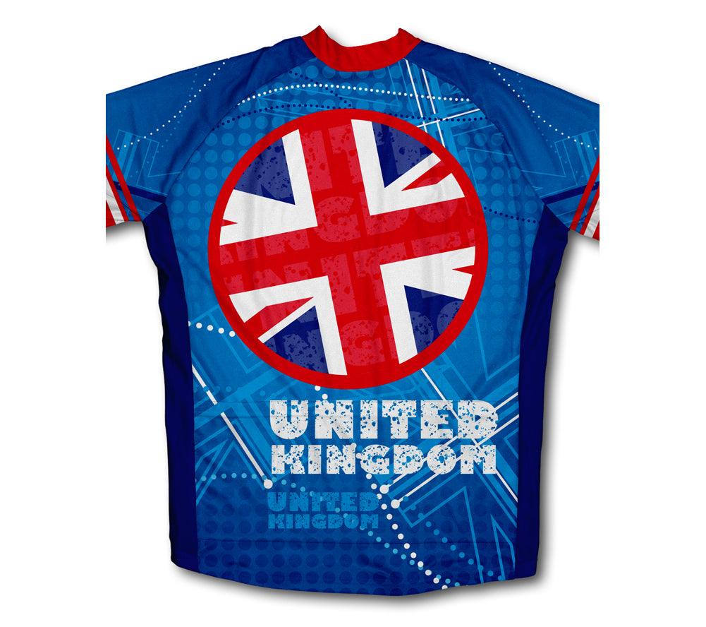 United Kingdom Short Sleeve Cycling Jersey for Men and Women