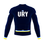 ScudoPro Pro Thermal Long Sleeve Cycling Jersey Country CODE Uruguay Blue | Men and Women