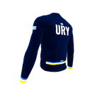 ScudoPro Pro Thermal Long Sleeve Cycling Jersey Country CODE Uruguay Blue | Men and Women