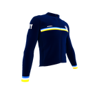 ScudoPro Pro Thermal Long Sleeve Cycling Jersey Country CODE Uruguay Blue | Men and Women