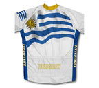 Uruguay Flag Winter Thermal Cycling Jersey