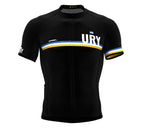 Uruguay Black CODE Short Sleeve Cycling PRO Jersey for Men and WomenUruguay Black CODE Short Sleeve Cycling PRO Jersey for Men and Women