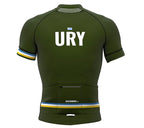 Uruguay Green CODE Short Sleeve Cycling PRO Jersey for Men and Women