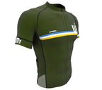 Uruguay Green CODE Short Sleeve Cycling PRO Jersey for Men and Women