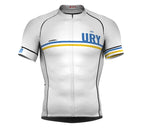 Uruguay White CODE Short Sleeve Cycling PRO Jersey for Men and WomenUruguay White CODE Short Sleeve Cycling PRO Jersey for Men and Women