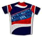 Usa Short Sleeve Cycling Jersey for Men and Women