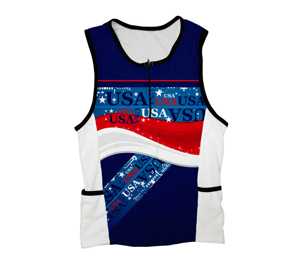 Usa Triathlon Top