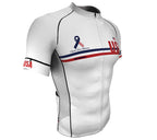 U.S. Honor Our Veterans Code White Cycling Jersey