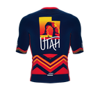 ScudoPro Pro-Elite Short Sleeve Cycling Jersey Utah USA State Icon landmark symbol identity  | Men and Women