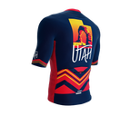 ScudoPro Pro-Elite Short Sleeve Cycling Jersey Utah USA State Icon landmark symbol identity  | Men and Women