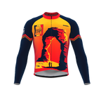 ScudoPro Pro Thermal Long Sleeve Cycling Jersey Utah USA state Icon landmark identity  | Men and Women