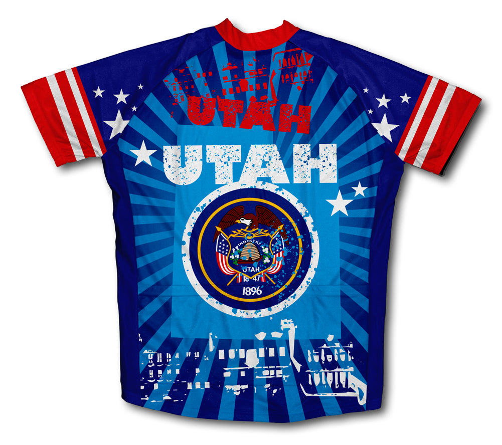 Utah Short Sleeve Cycling Jersey for Men and Women