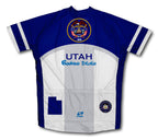 Utah Flag Short Sleeve Cycling Jersey for Men and Women