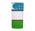 Uzbekistan Flag Multifunctional UV Protection Headband