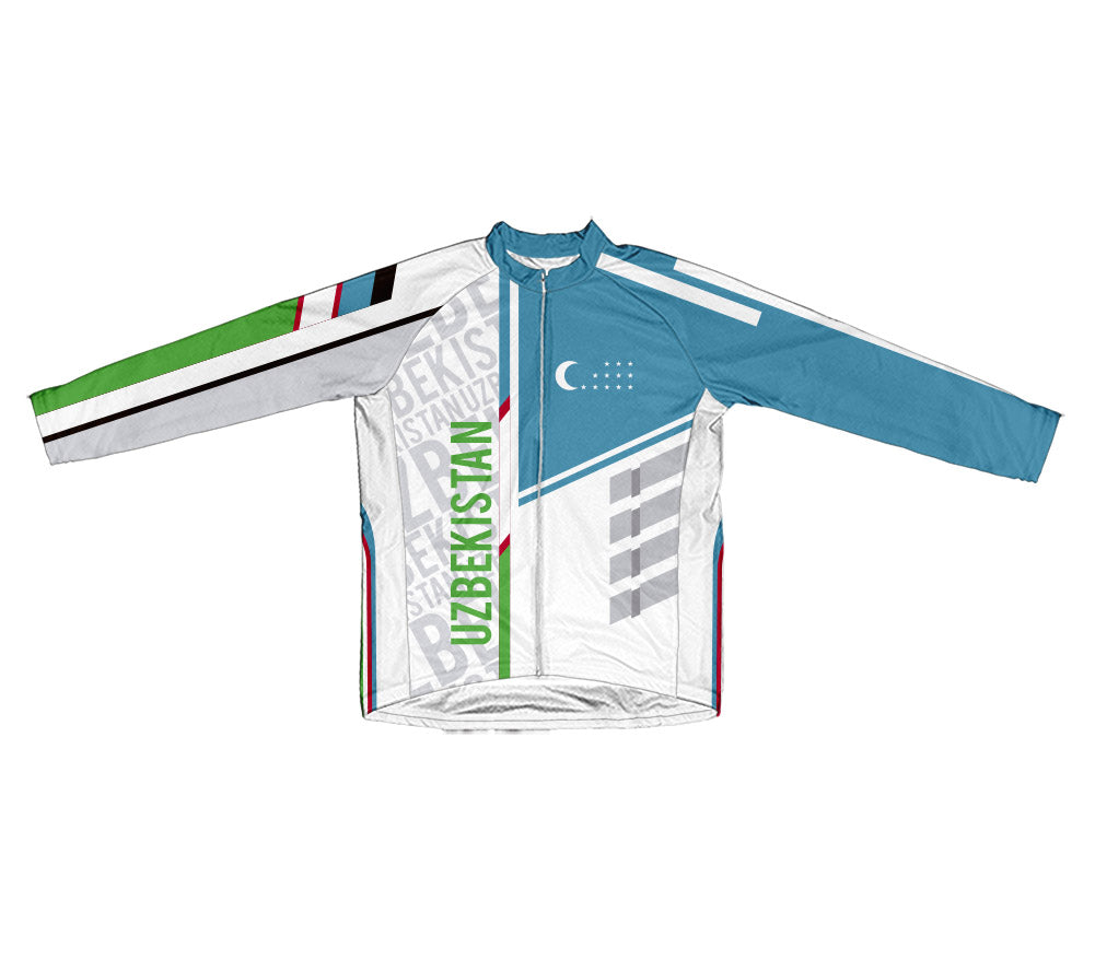 Uzbekistan ScudoPro Cycling Jersey Long Sleeve