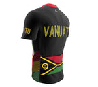 Vanuatu  Full Zipper Bike Short Sleeve Cycling Jersey