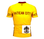 Vatican City  Full Zipper Bike Short Sleeve Cycling Jersey