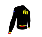 ScudoPro Pro Thermal Long Sleeve Cycling Jersey Country CODE Venezuela Black | Men and Women