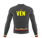 ScudoPro Pro Thermal Long Sleeve Cycling Jersey Country CODE Venezuela Gray | Men and Women