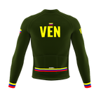 ScudoPro Pro Thermal Long Sleeve Cycling Jersey Country CODE Venezuela Green | Men and Women