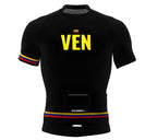 Venezuela Black CODE Short Sleeve Cycling PRO Jersey for Men and Women