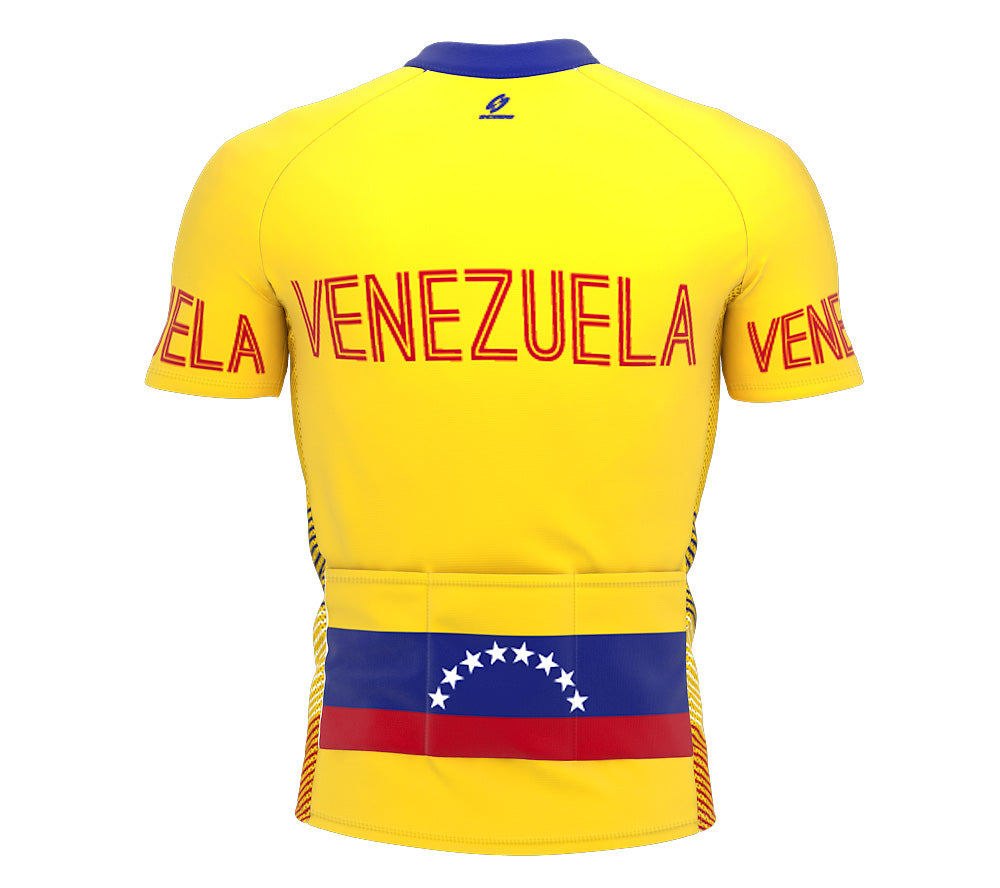 Venezuela  Full Zipper Bike Short Sleeve Cycling Jersey
