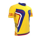 Venezuela  Full Zipper Bike Short Sleeve Cycling Jersey
