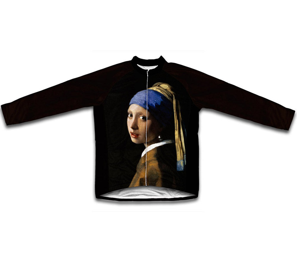 Vermeer - Girl with a Pearl Earring Short Sleeve Cycling Jersey for Men and Women