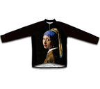 Vermeer - Girl with a Pearl Earring Short Sleeve Cycling Jersey for Men and Women