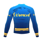 ScudoPro Pro Thermal Long Sleeve Cycling Jersey Vermont USA state Icon landmark identity  | Men and Women