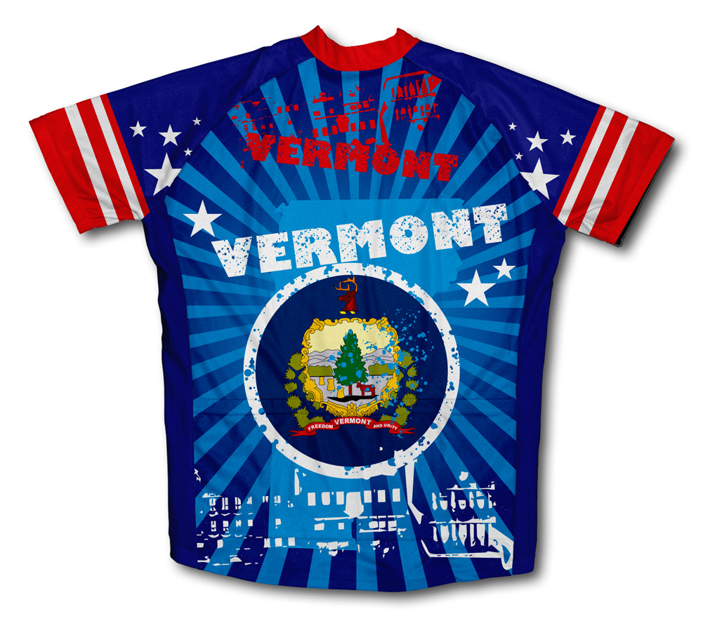 Vermont Short Sleeve Cycling Jersey for Men and Women