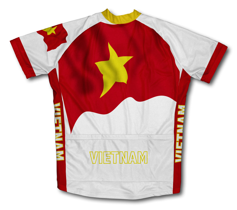 Vietnam Flag Cycling Jersey for Men and Women
