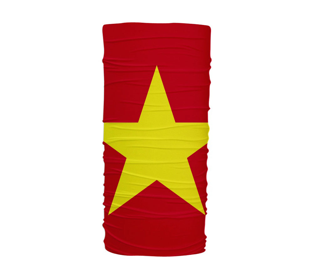 Vietnam Flag Multifunctional UV Protection Headband